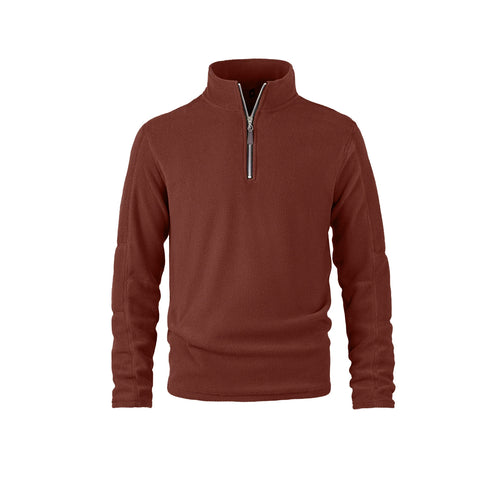 Men's Warm Fleece Quarter-Zip Pullover