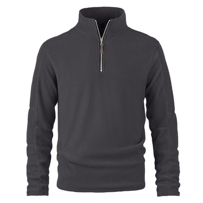 Men's Warm Fleece Quarter-Zip Pullover