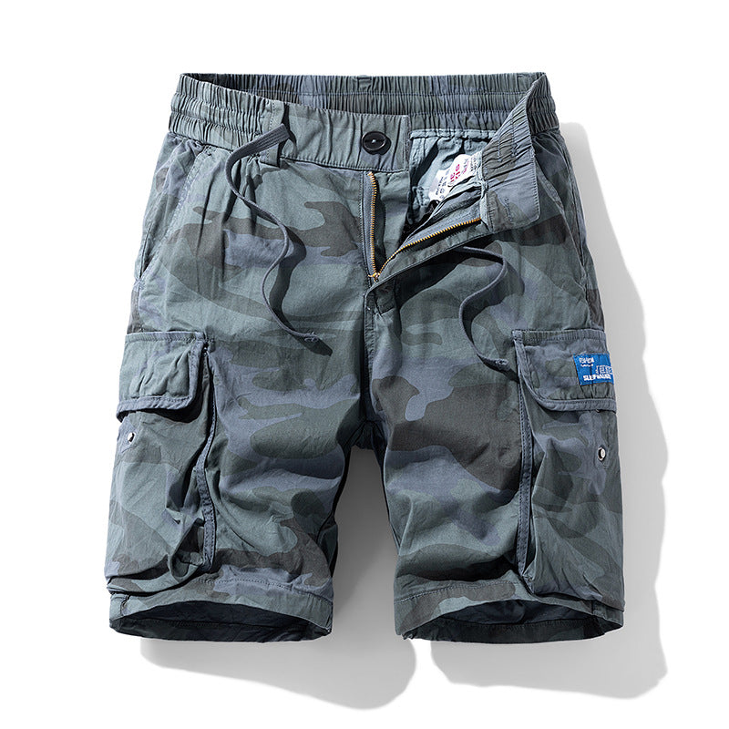 Men's Camo Cargo Shorts Multi‑Pocket Casual Work Shorts