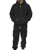 Novarillo Multi-Pocket Half-Zip Hoodie — Top or Two-Piece Set