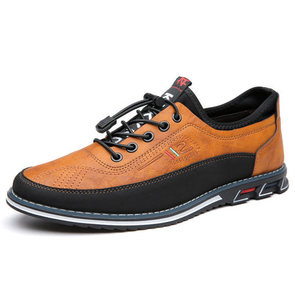 Men's Versatile Soft-soled Casual Leather Shoes