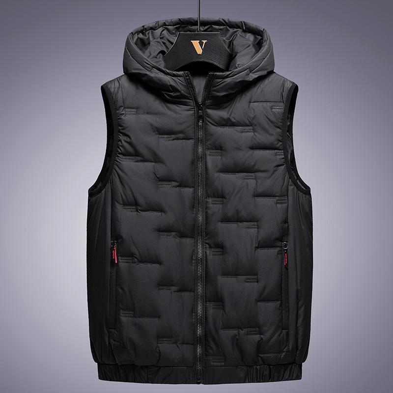 Men's Stand-Collar Quilted Puffer Vest