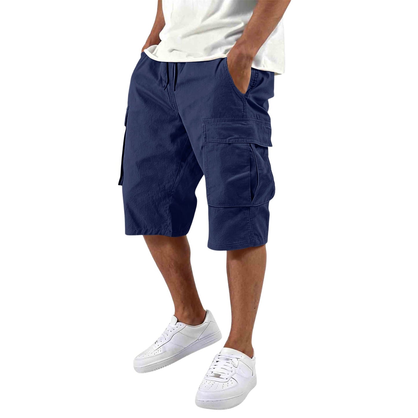 Men’s Multi-Pocket Cargo Shorts – Outdoor Utility & Casual Fit