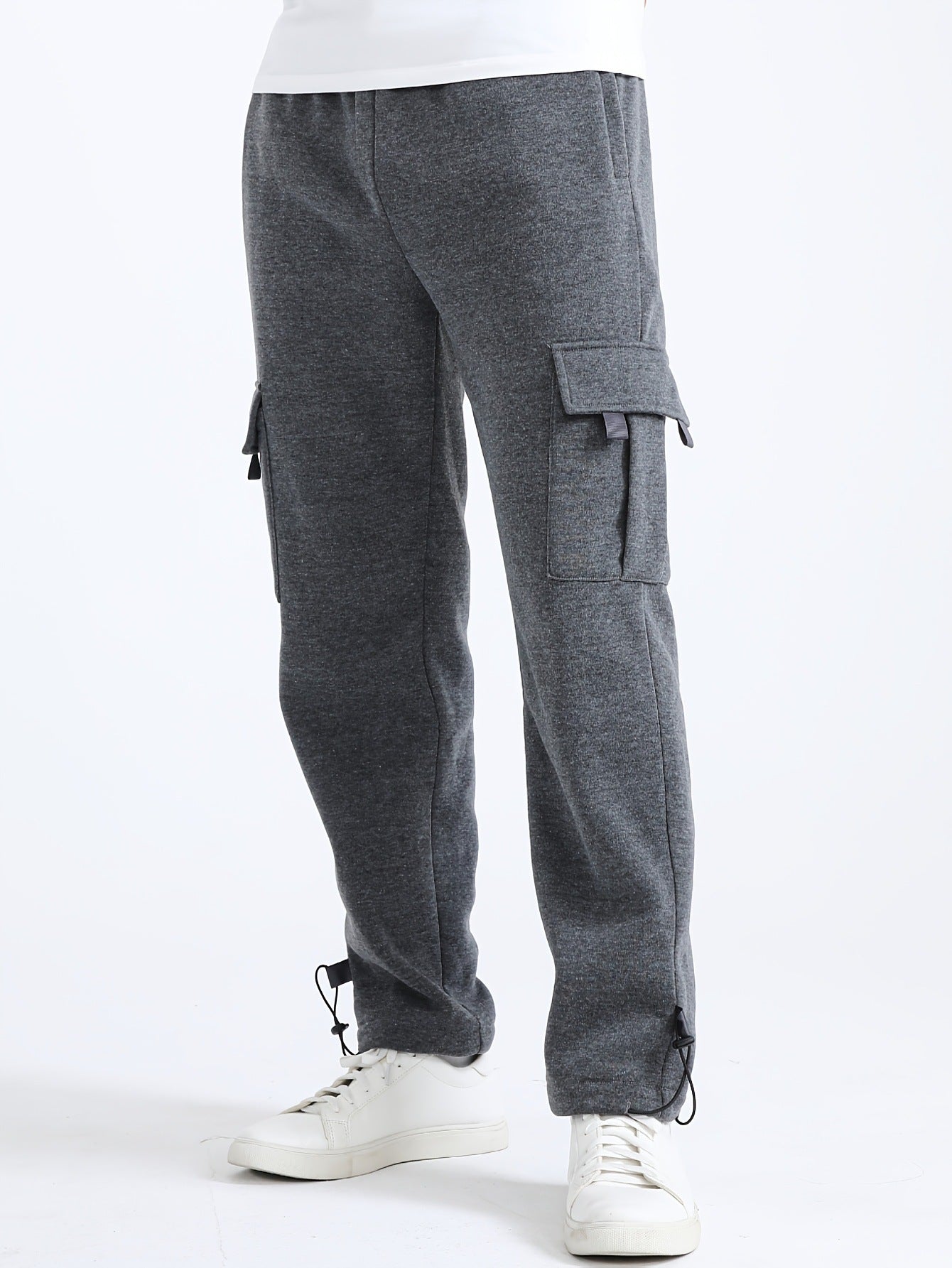 Men's Relaxed Fit Multi-Pocket Cargo Jogger Pants