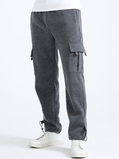Men's Relaxed Fit Multi-Pocket Cargo Jogger Pants