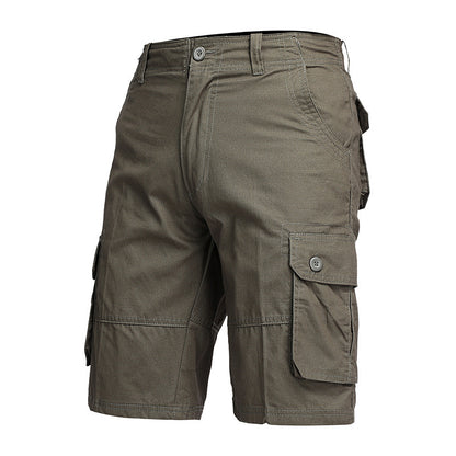 Men's Relaxed-Fit Multi-Pocket Cargo Shorts