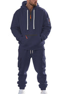 Novarillo Multi-Pocket Half-Zip Hoodie — Top or Two-Piece Set