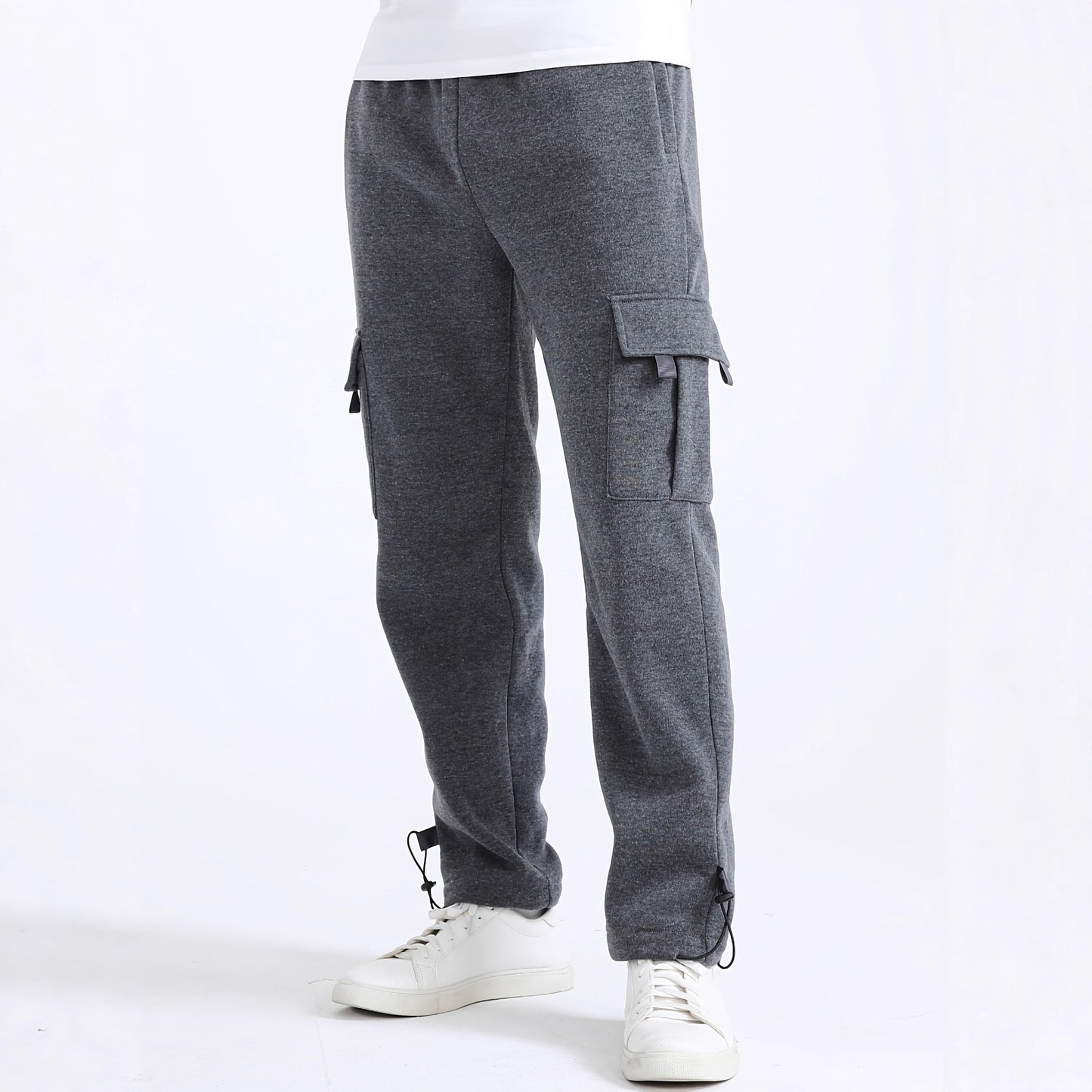 Men's Relaxed Fit Multi-Pocket Cargo Jogger Pants