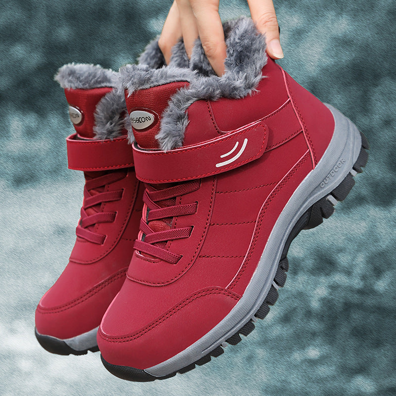 Fleece-Lined Non-Slip Winter Boots