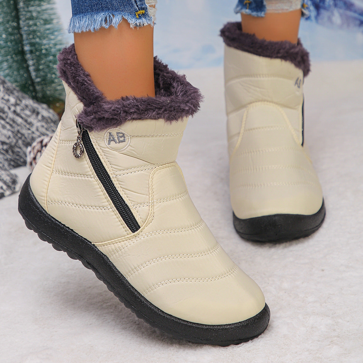 Women's Cozy Winter Waterproof Anti-Slip Orthopedic Boots