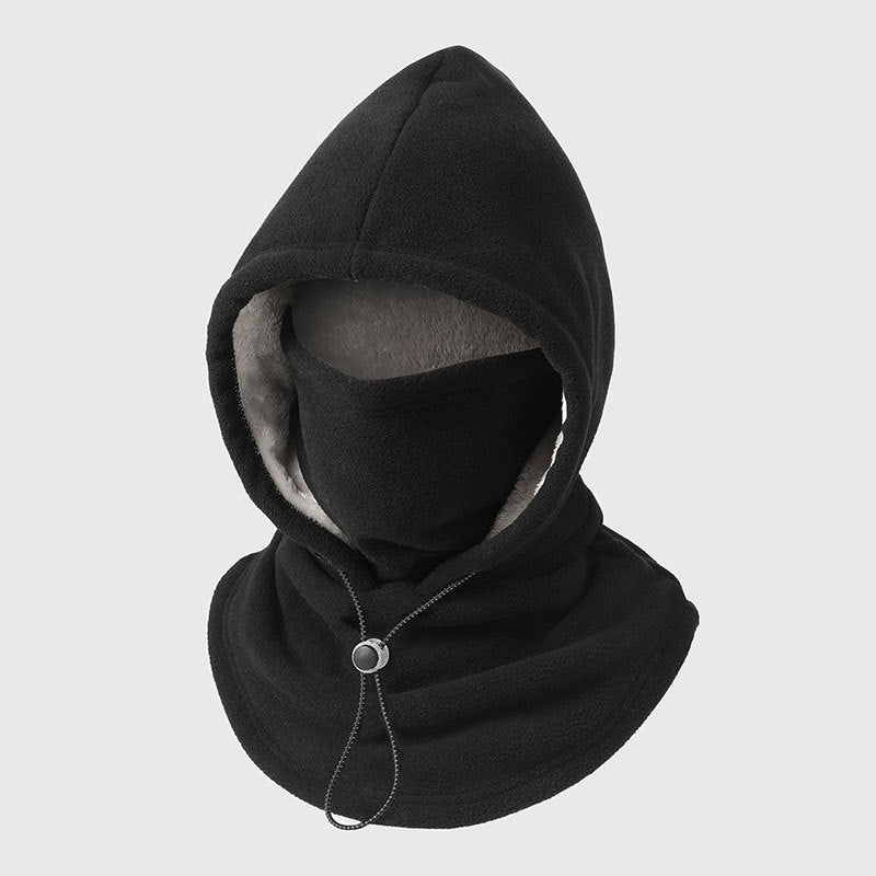 One-piece Flannel Warm Mask Hat for Cycling