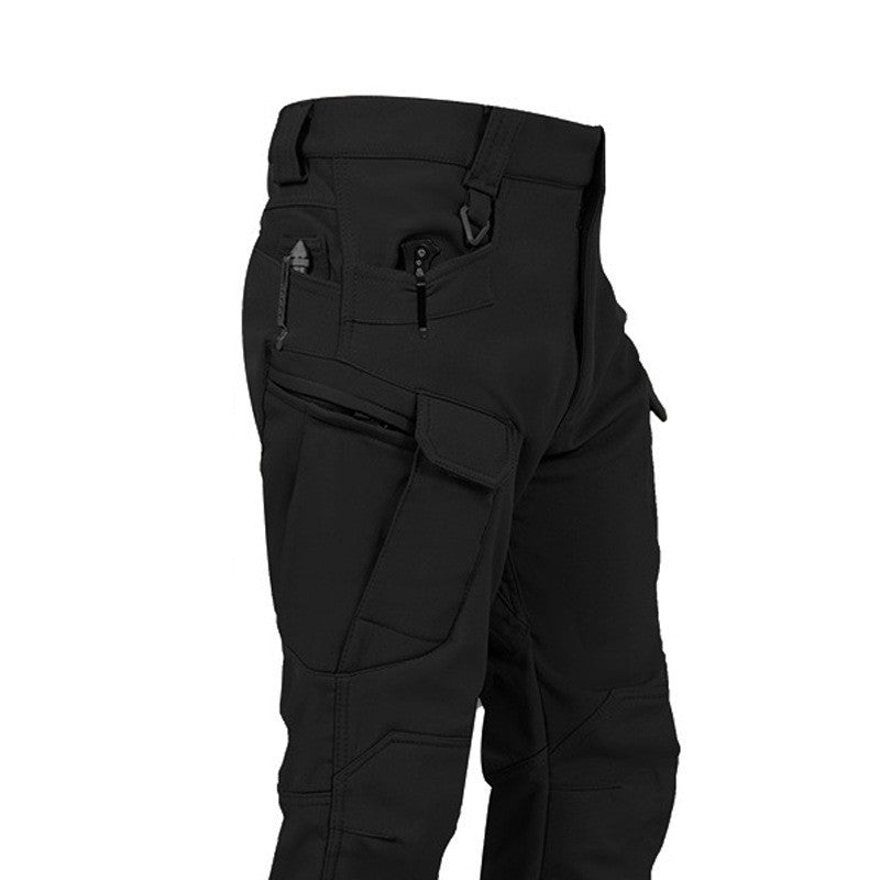 Men's IX7 Fleece-Lined Tactical Pants — Winter Warm Military-Style Work Cargo Pants