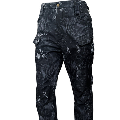 Men's IX7 Fleece-Lined Tactical Pants — Winter Warm Military-Style Work Cargo Pants