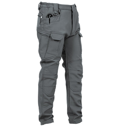 Men's IX7 Fleece-Lined Tactical Pants — Winter Warm Military-Style Work Cargo Pants