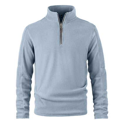 Men's Warm Fleece Quarter-Zip Pullover