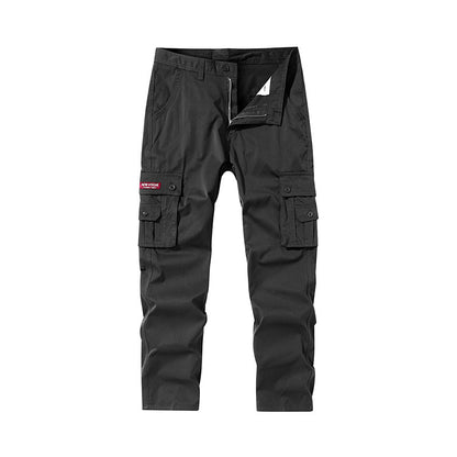 Men's Multi-Pocket Straight-Leg Cargo Pants