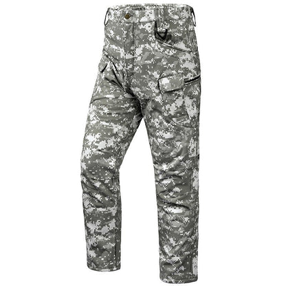 Men's IX7 Fleece-Lined Tactical Pants — Winter Warm Military-Style Work Cargo Pants