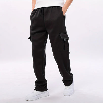 Men's Relaxed Fit Multi-Pocket Cargo Jogger Pants
