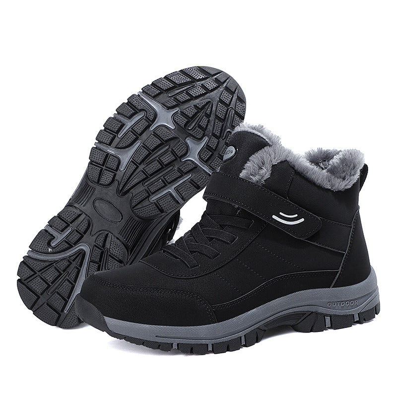 Fleece-Lined Non-Slip Winter Boots