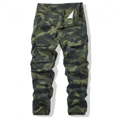 Men's Multi-Pocket Camouflage Cargo Pants