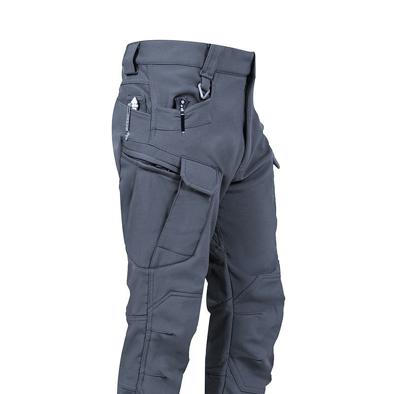 Men's IX7 Fleece-Lined Tactical Pants — Winter Warm Military-Style Work Cargo Pants