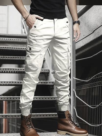 Men's Tapered Multi-Pocket Cargo Joggers