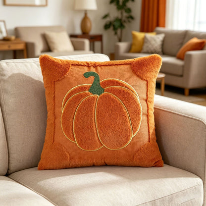 Fall Pumpkin Decorative Pillow Cover