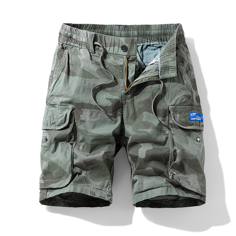 Men's Camo Cargo Shorts Multi‑Pocket Casual Work Shorts