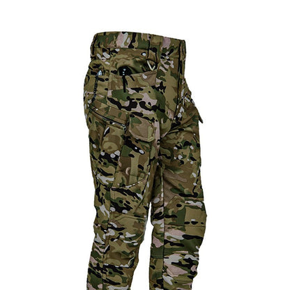 Men's IX7 Fleece-Lined Tactical Pants — Winter Warm Military-Style Work Cargo Pants