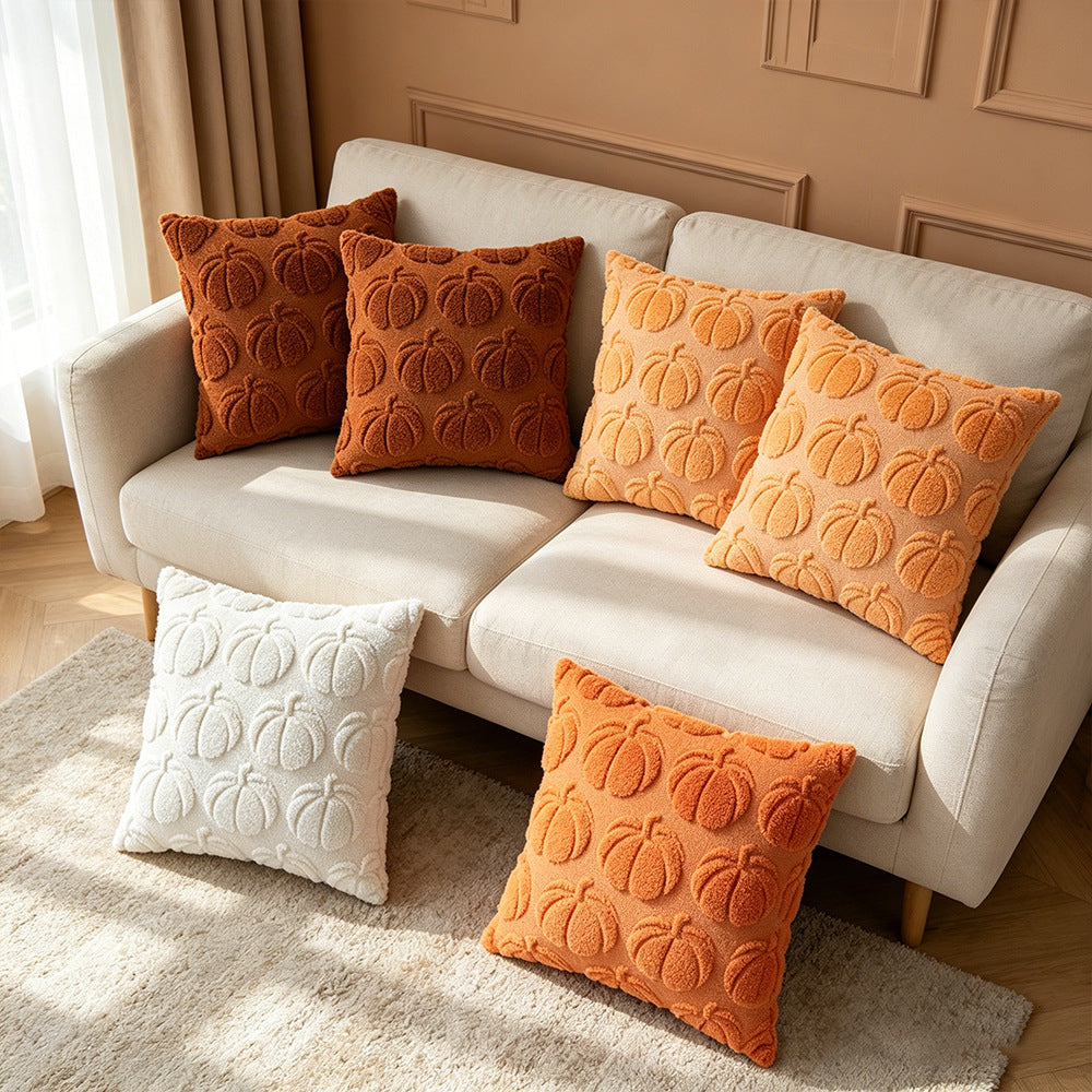 Fall Pumpkin Decorative Pillow Cover