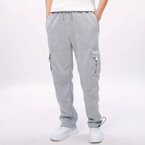 Men's Relaxed Fit Multi-Pocket Cargo Jogger Pants