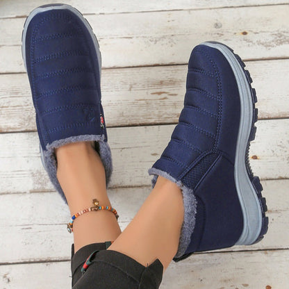 Unisex Warm Sheepskin-Lined Boots , Easy To Wear, Comfortable When Walking