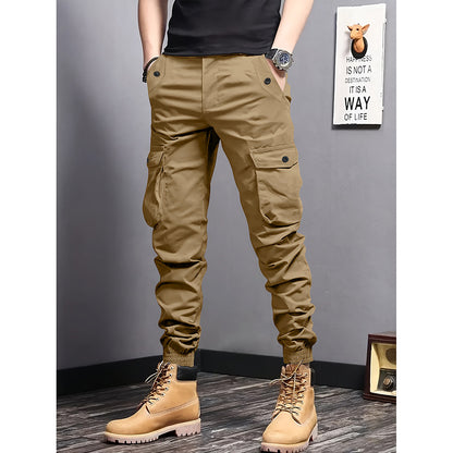 Men's Tapered Multi-Pocket Cargo Joggers