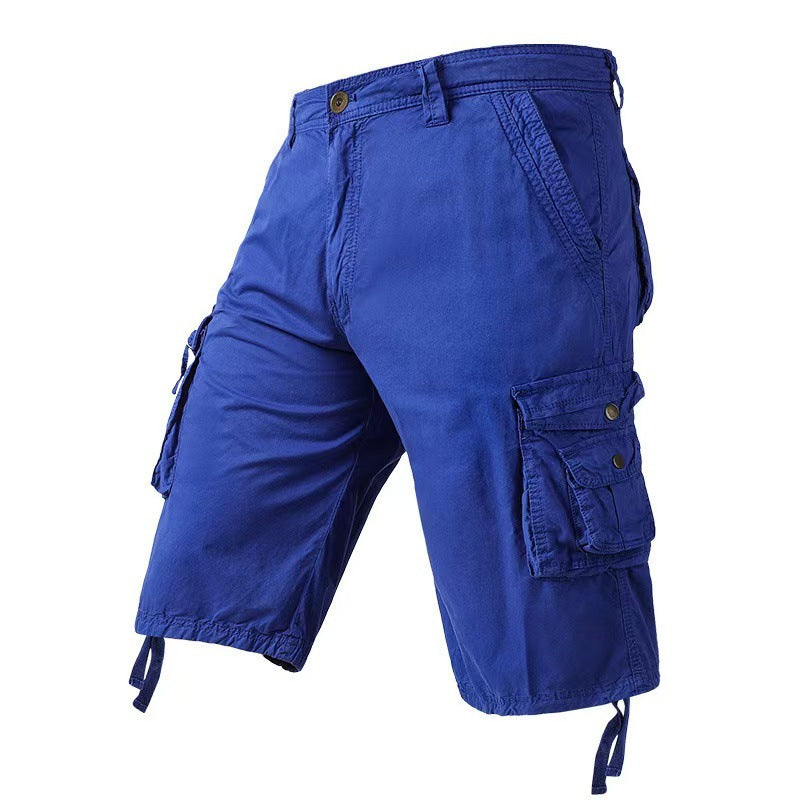 Men's Relaxed-Fit Multi-Pocket Cargo Shorts