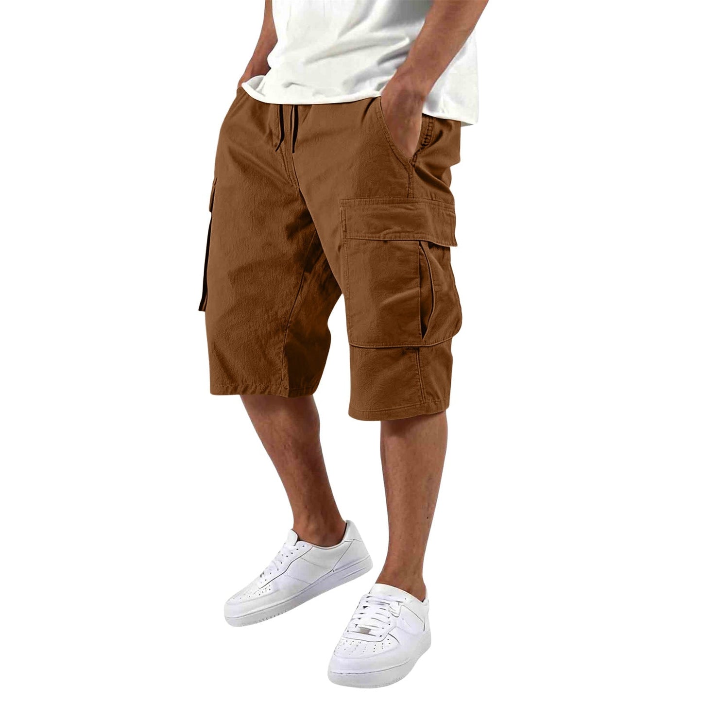 Men’s Multi-Pocket Cargo Shorts – Outdoor Utility & Casual Fit