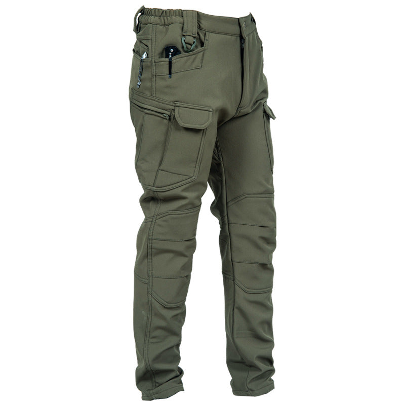 Men's IX7 Fleece-Lined Tactical Pants — Winter Warm Military-Style Work Cargo Pants