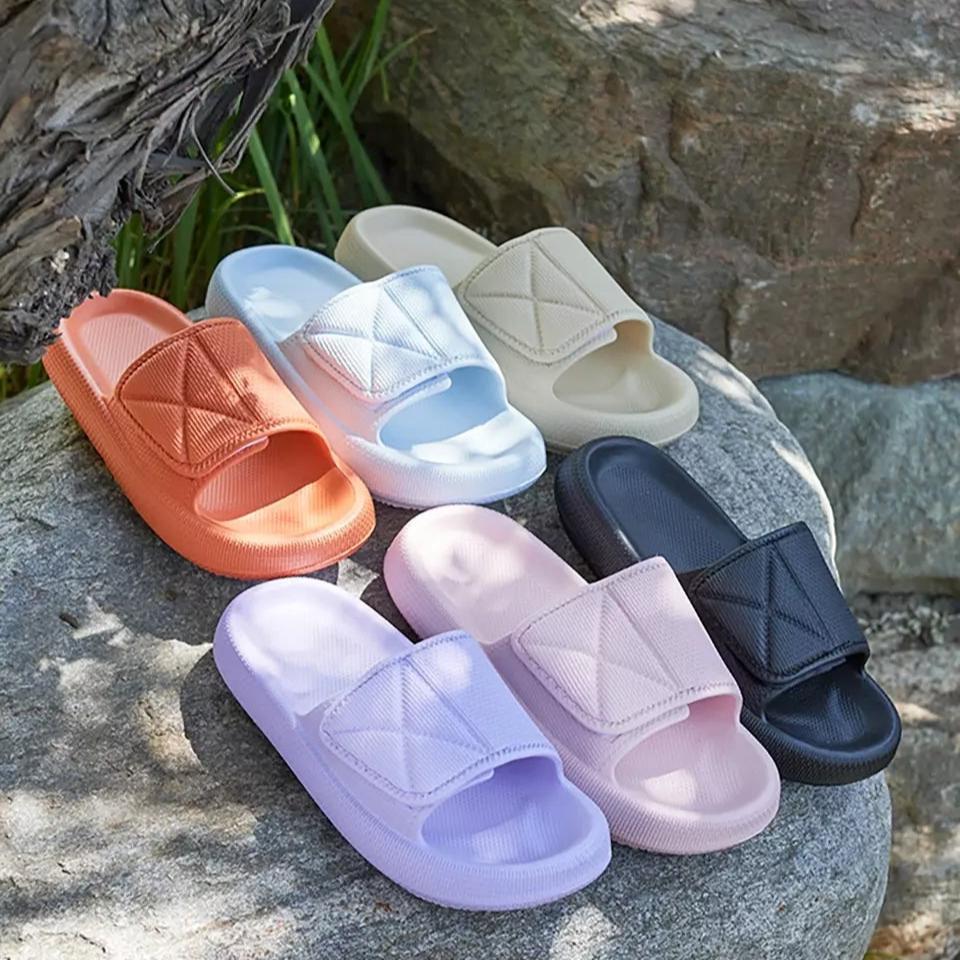 Adjustable Strap Cloud Slides