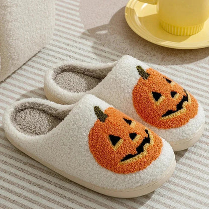 Pumpkin Halloween Slippers