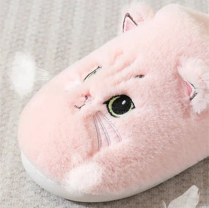 Cat Fuzzy Cloud Slippers