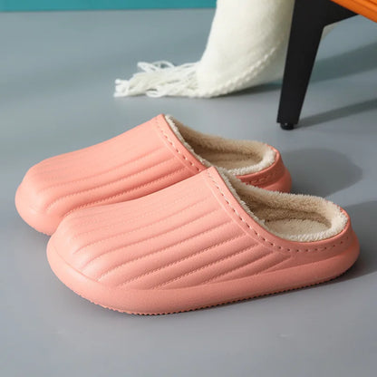 Faux Fur Cozy Slides