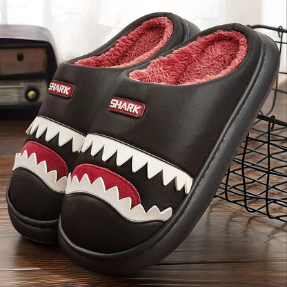 Furry Shark Slippers