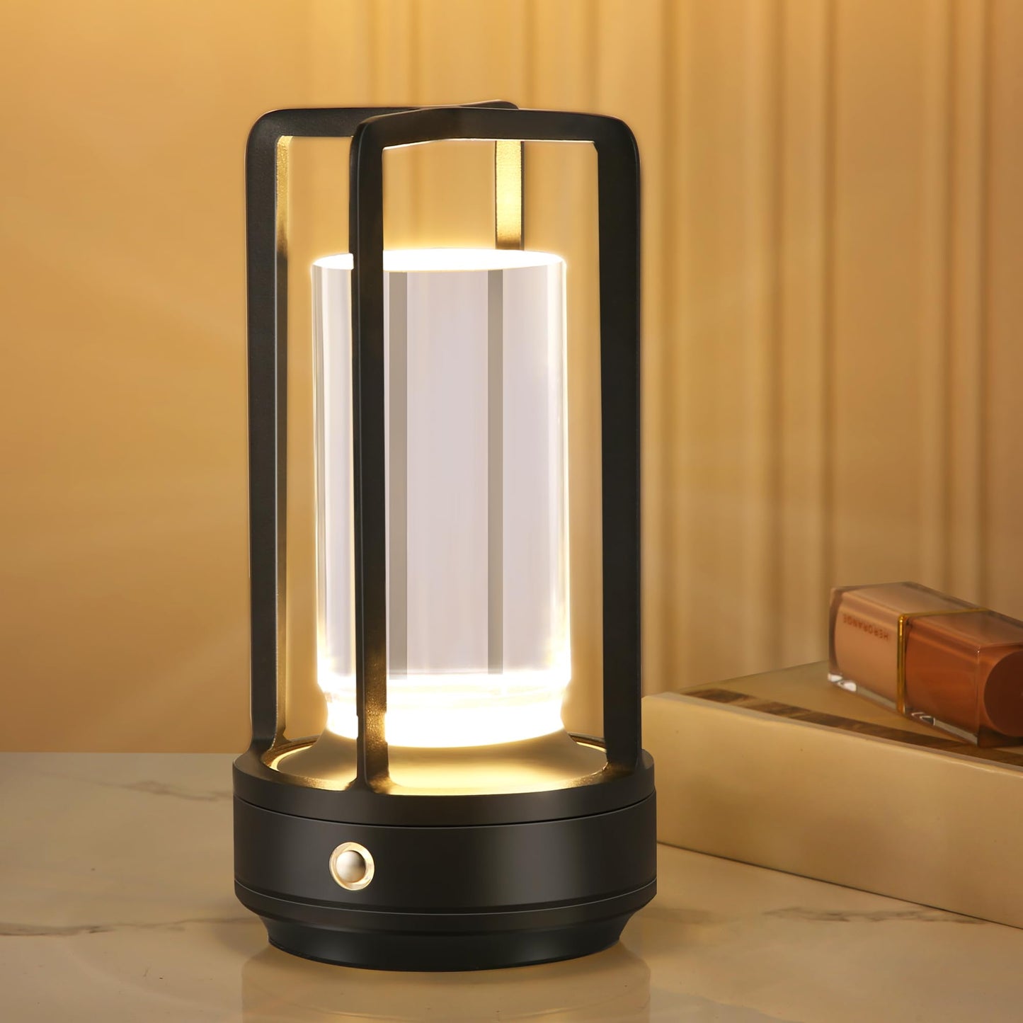 Dimmable Crystal Glass Touch Table Lamp