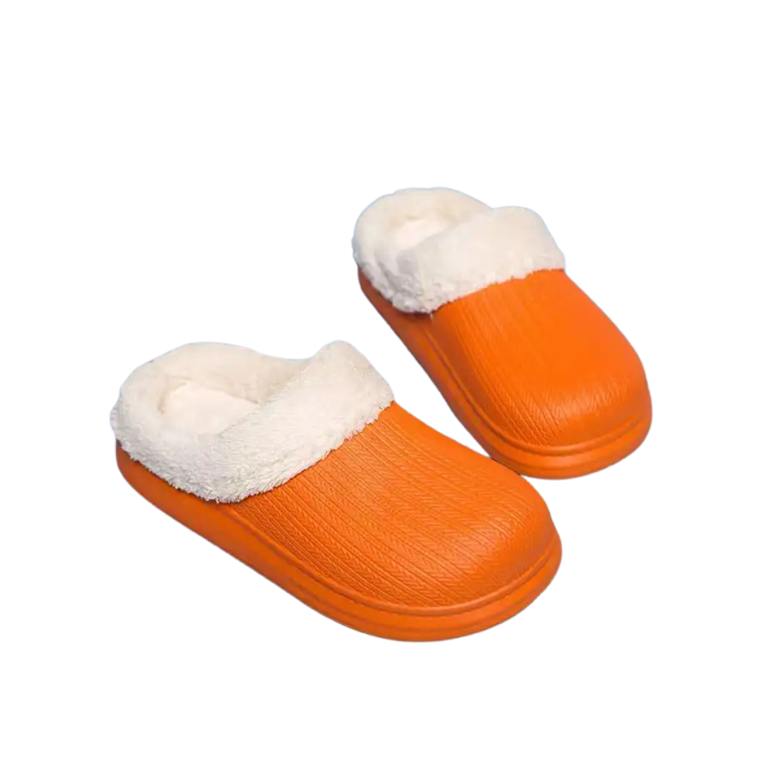 Cotton Fur Clogs