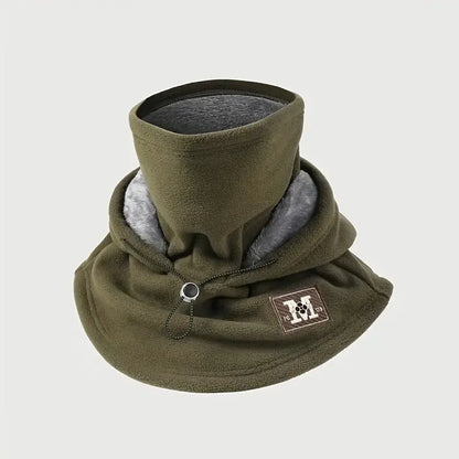 One-piece Flannel Warm Mask Hat for Cycling