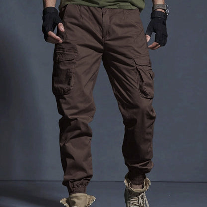 Men's Cotton Cargo Pants — Breathable Multi-Pocket | Summer Hiking