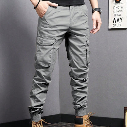 Men's Cotton Cargo Pants — Breathable Multi-Pocket | Summer Hiking
