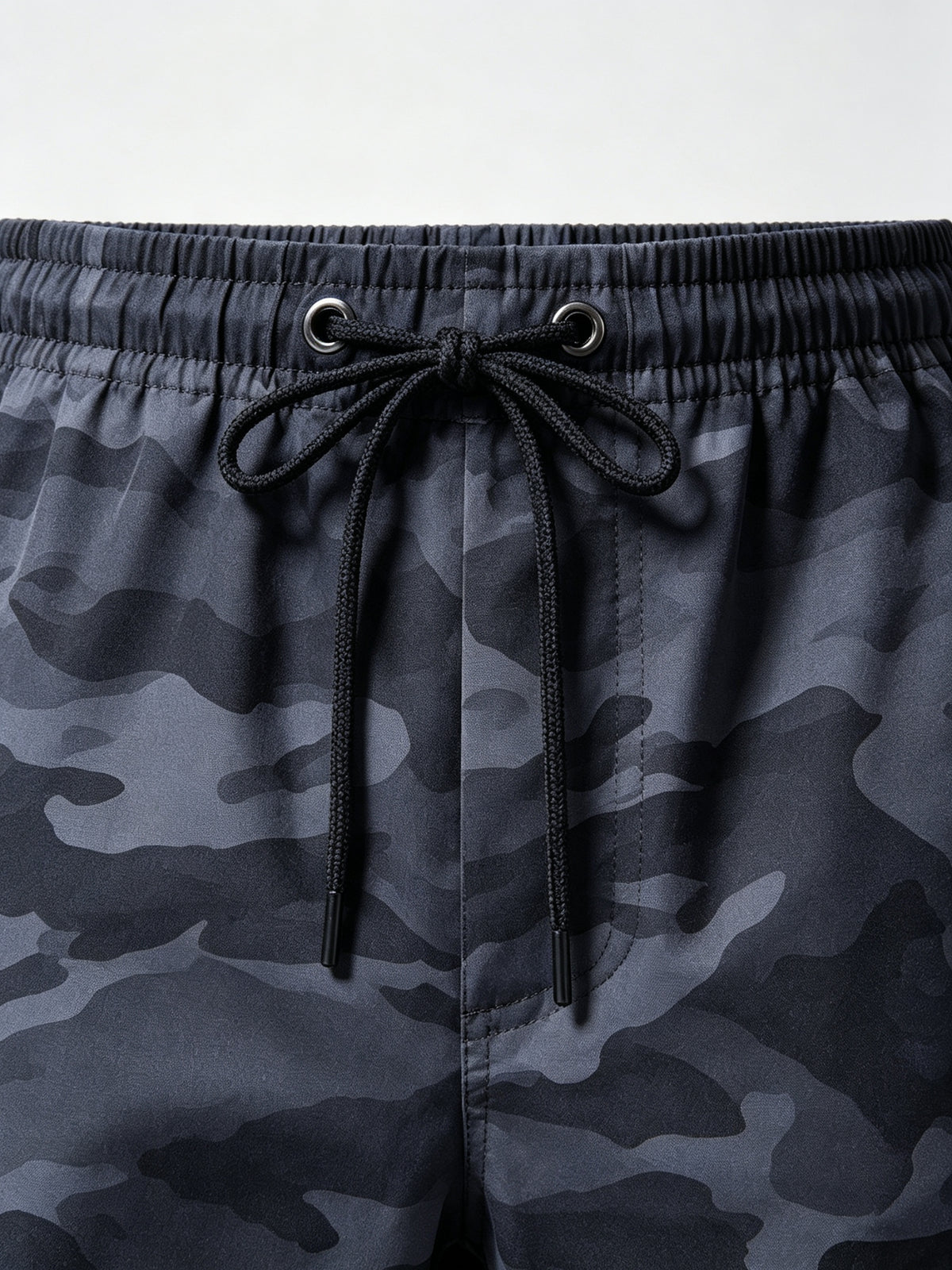 Men's Lightweight Camo Cargo Pants — Drawstring Tapered Hiking & Work Joggers