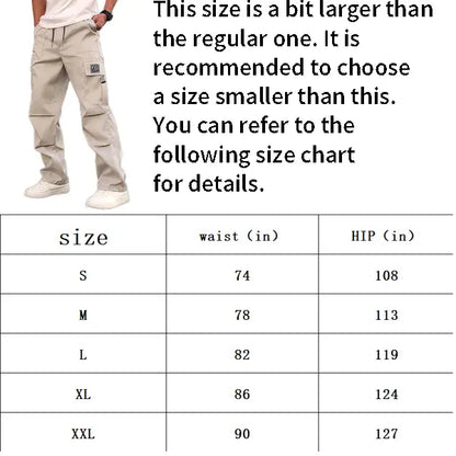 Men’s Cargo Pants For All-Season Daily Wear | Straight-Leg | Slim Fit | Multicolor Pocket