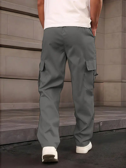 Men’s Cargo Pants For All-Season Daily Wear | Straight-Leg | Slim Fit | Multicolor Pocket