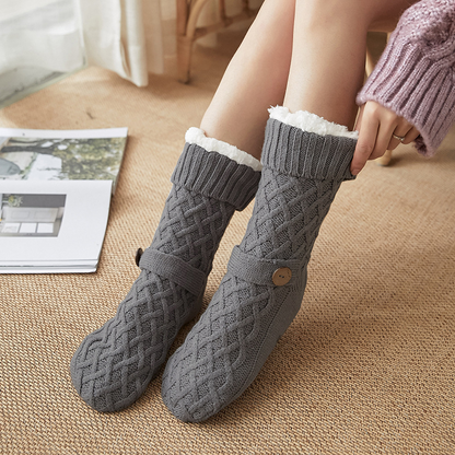 Knitted Ultra-thick Slipper Home Socks